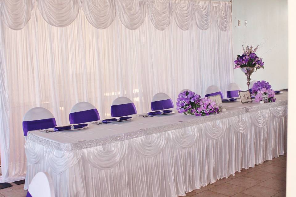 Rebeccas Linens Rentals & Sales