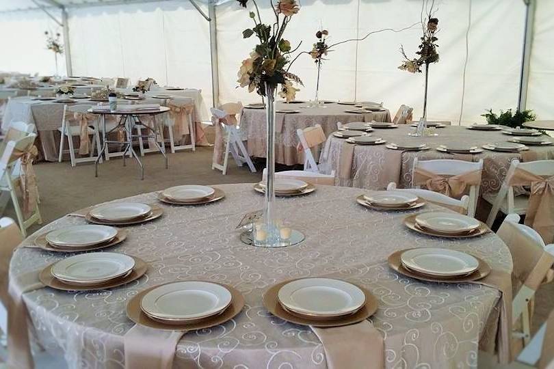 Rebeccas Linens Rentals & Sales