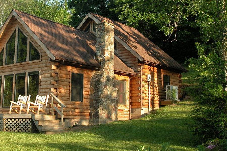 Harman's log cabins