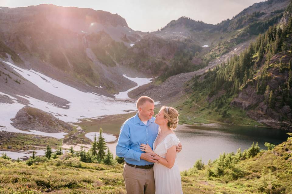 Bride & Groom - Mt Baker