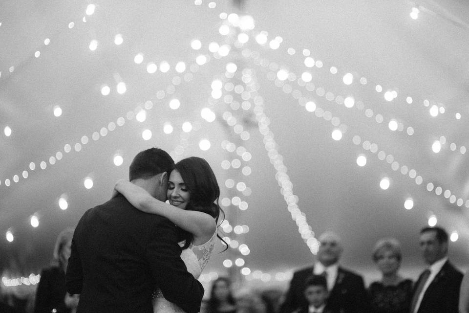 First Dance Tent Wedding