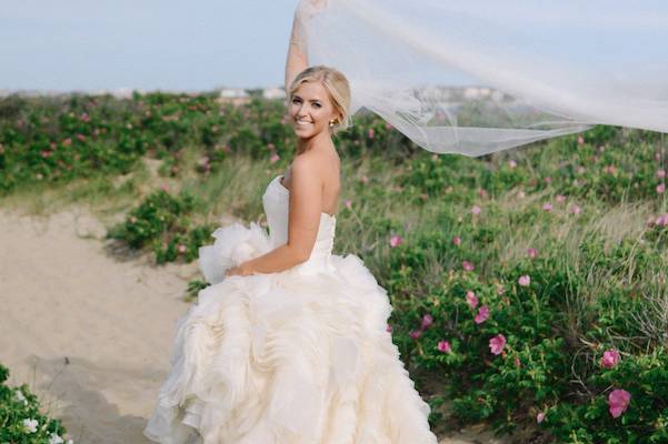 Bridal portrait Nantucket