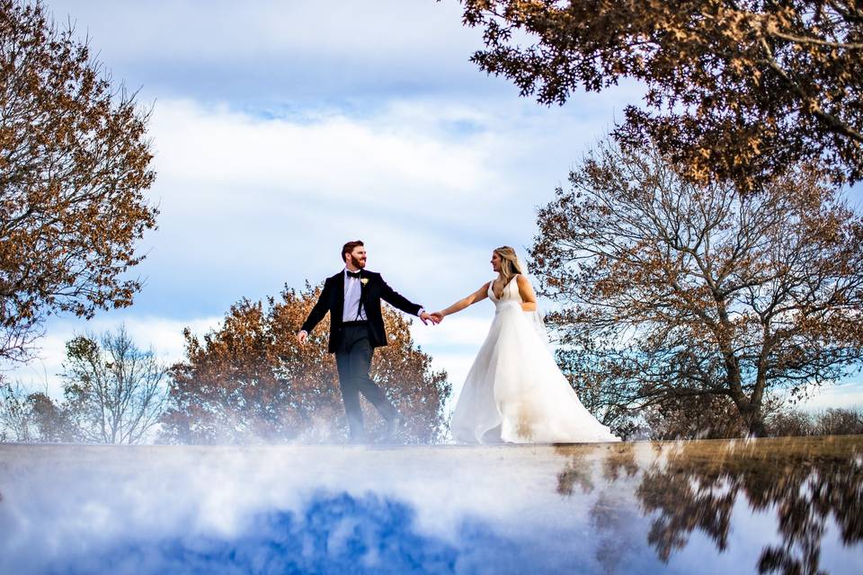 Walk to the reception