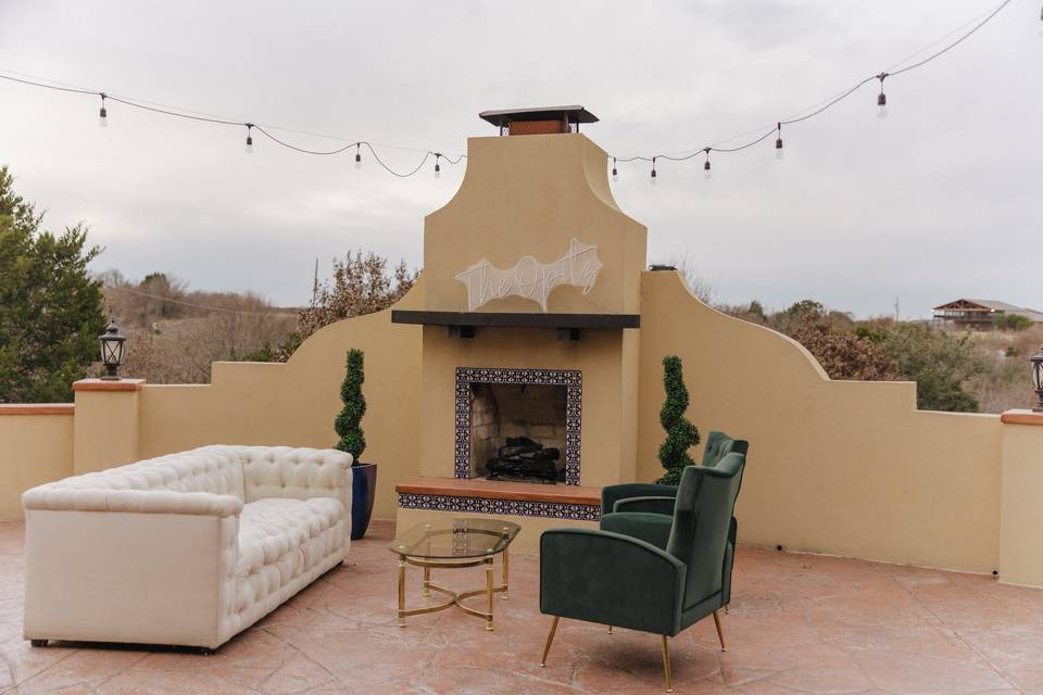 Outdoor Fireplace