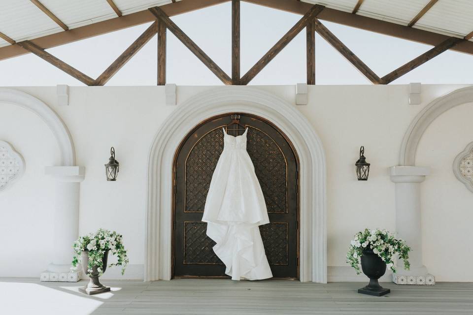Wedding ceremony pavilion