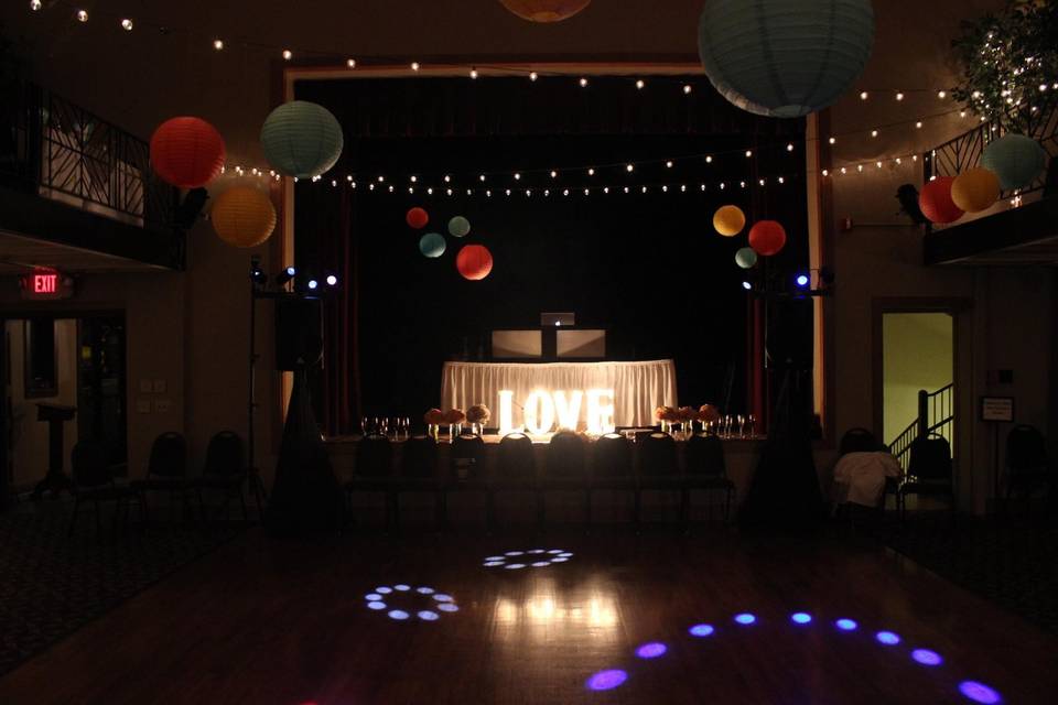 Reception venue