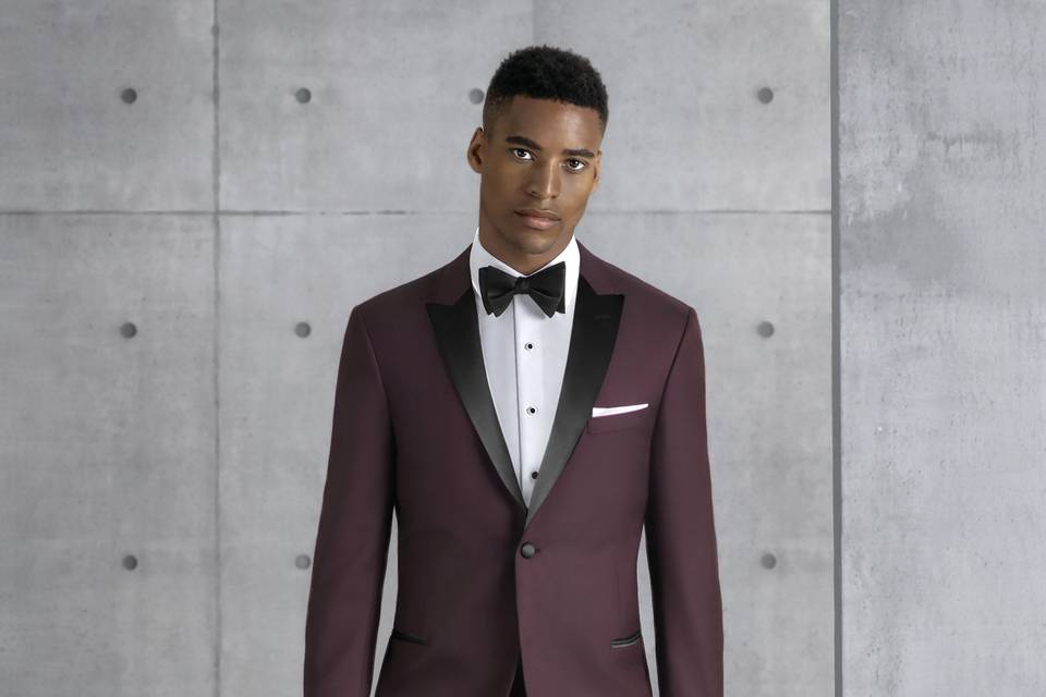 Burgundy Tuxedo