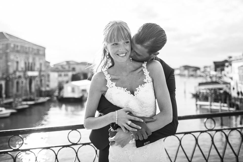 A wedding in Venice, Italy.