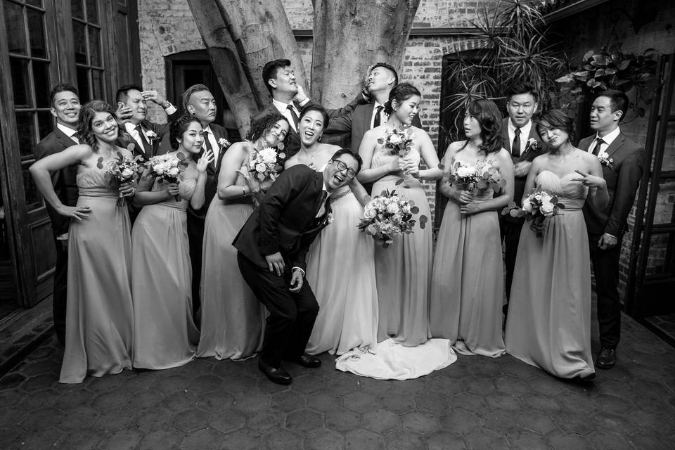 The LA wedding gang.