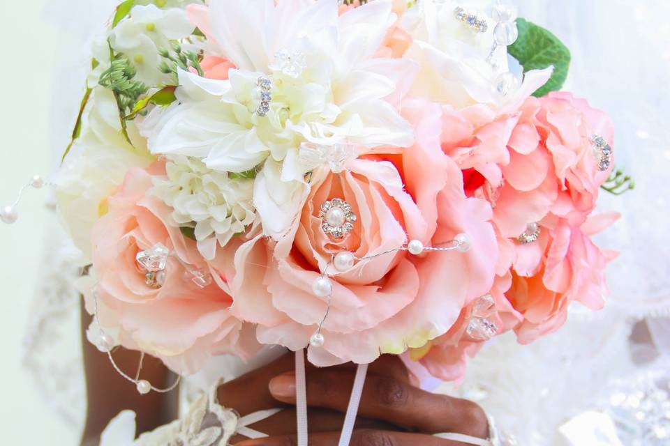 Close-up of the bouquet