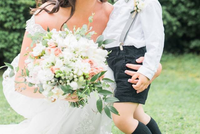 Bride and ringbearer