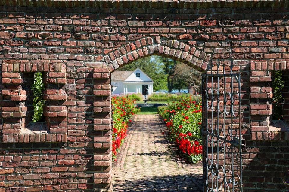 Brick Entry to King's Garden
