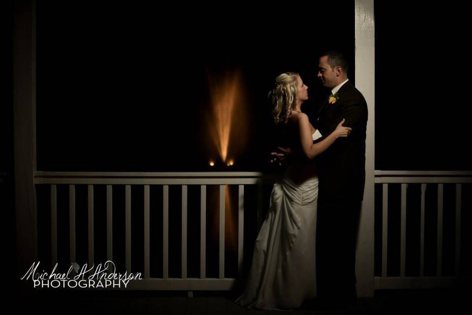 A gazebo ceremony