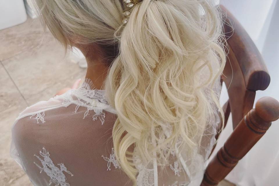 Wedding hair and makeup