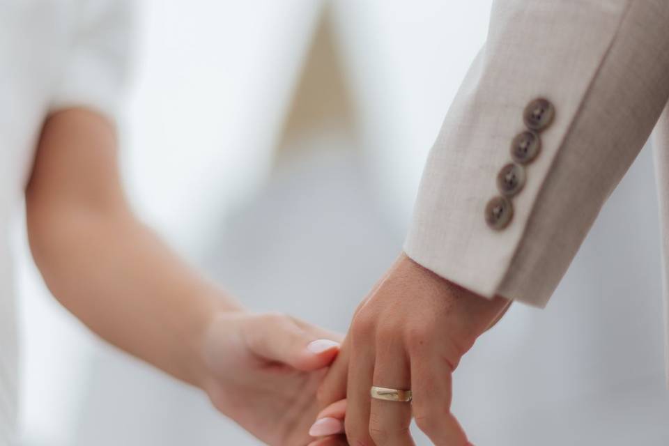 Holding hands perspective