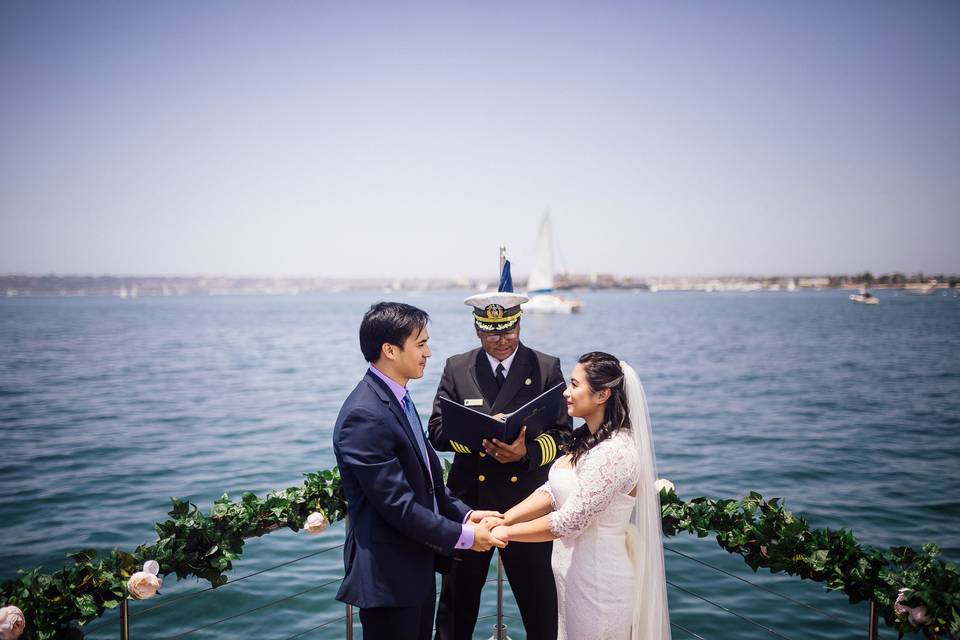 Wedding on Hornblower