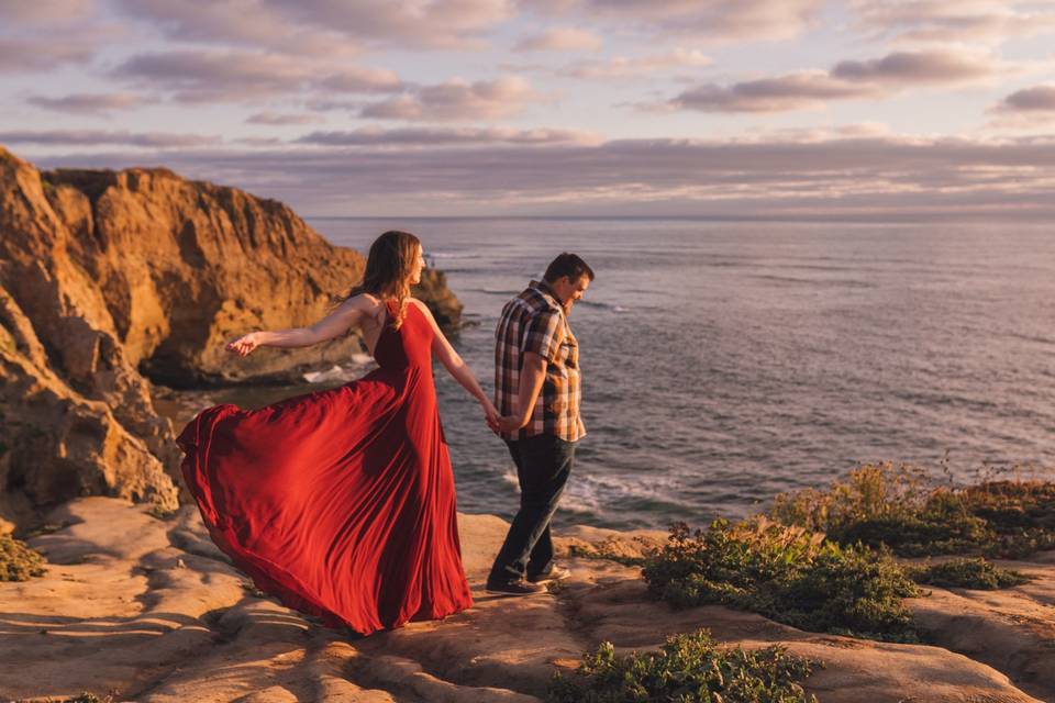 Engagement Sunset Cliffs