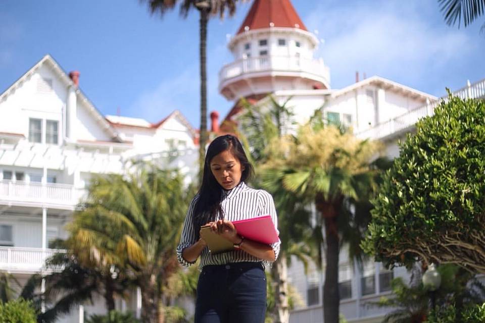 Hotel Del Coronado Wedding Prep