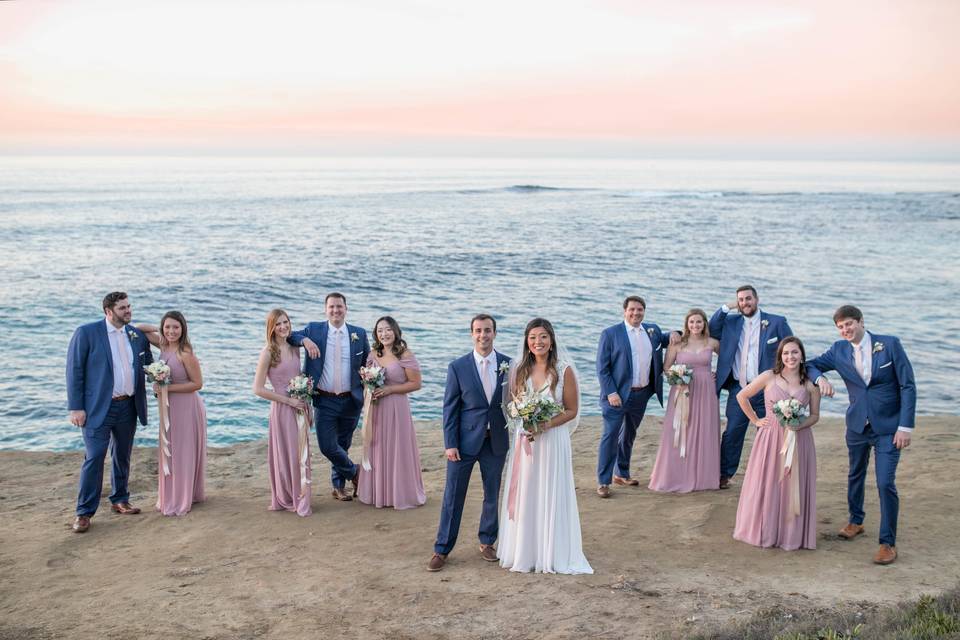 La Jolla Wedding Party