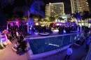 Parting the night away at The Fontainebleau Hilton in Miami Beach, Fl