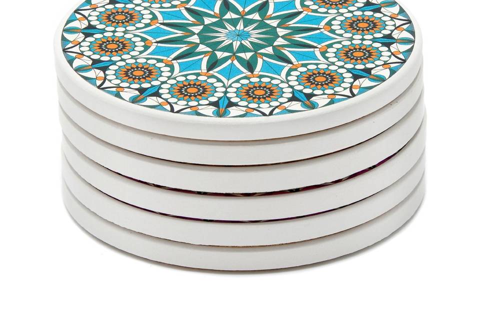 Turquoise Green Coasters