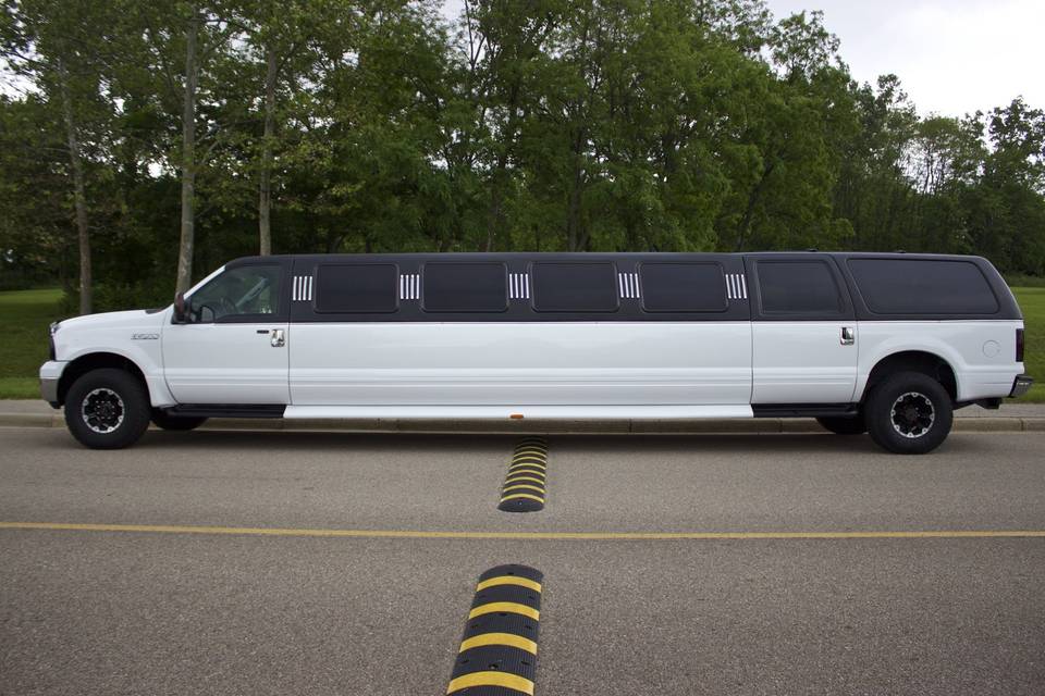 Limo parked