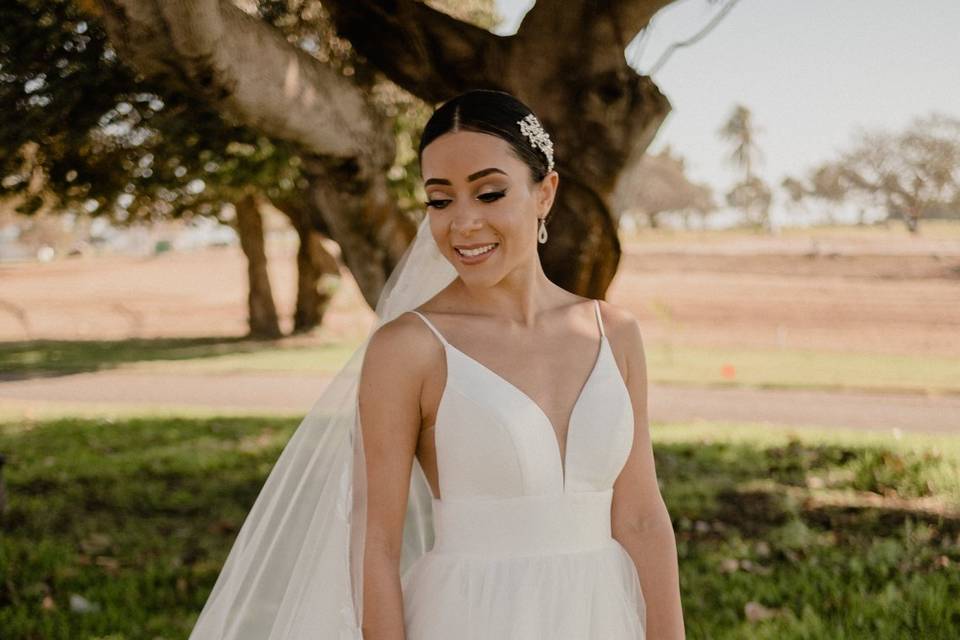 Stunning bride