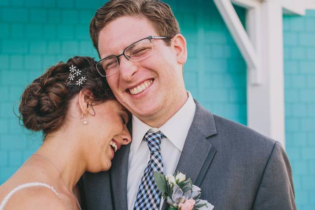 Happy newlyweds