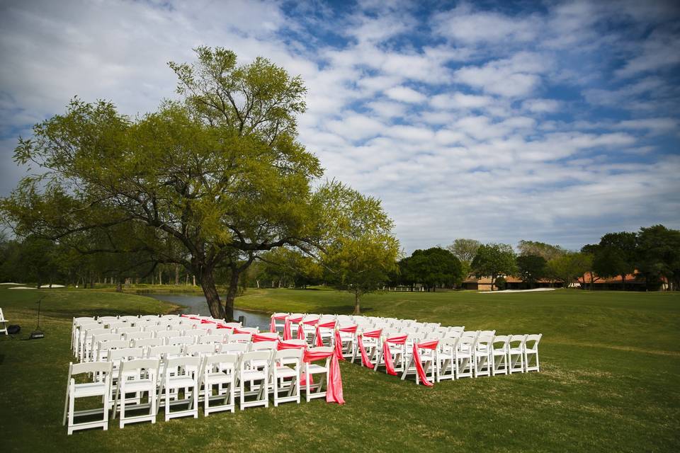 Wedding outdoor ceremony