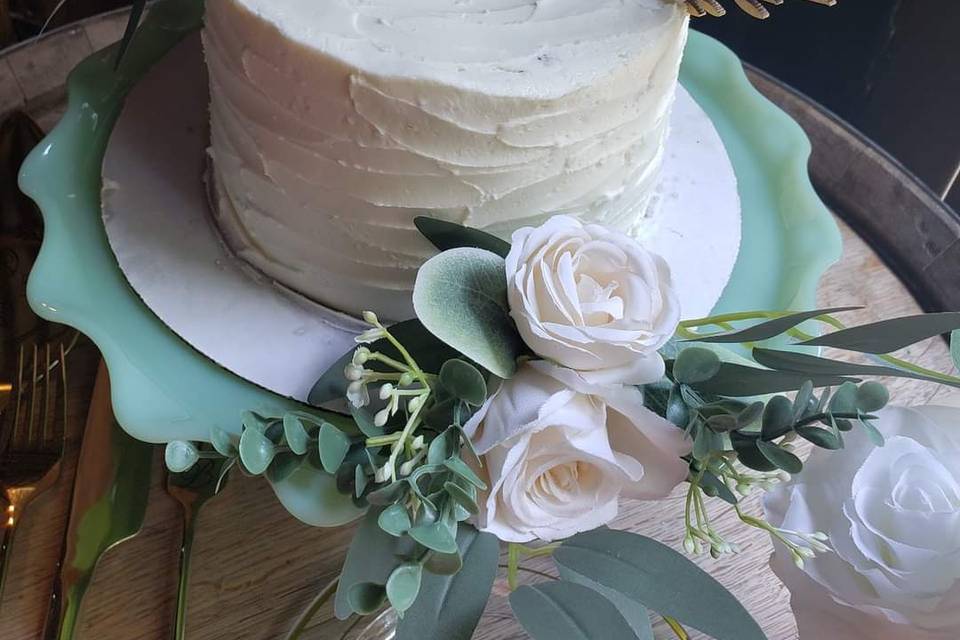 6 inch double cutting cake