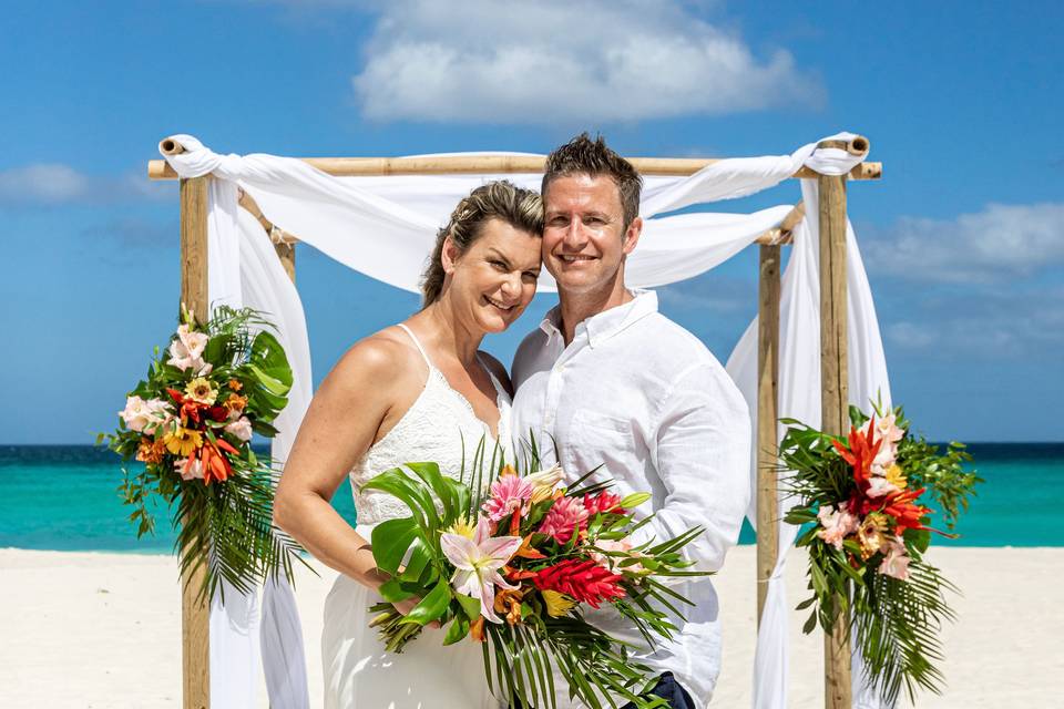 Tropical Bridesmaid Bouquet