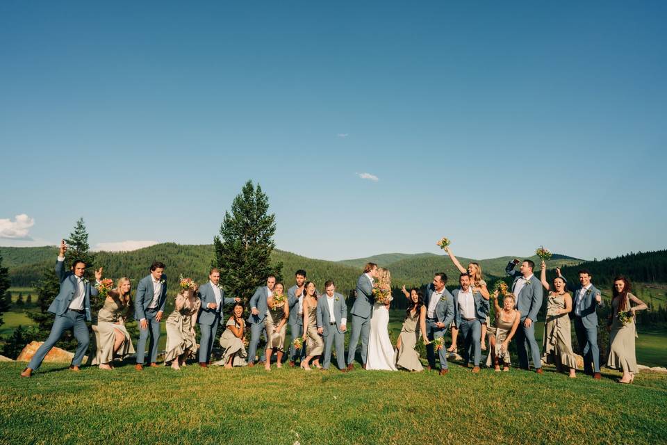 Colorful Meadow Wedding