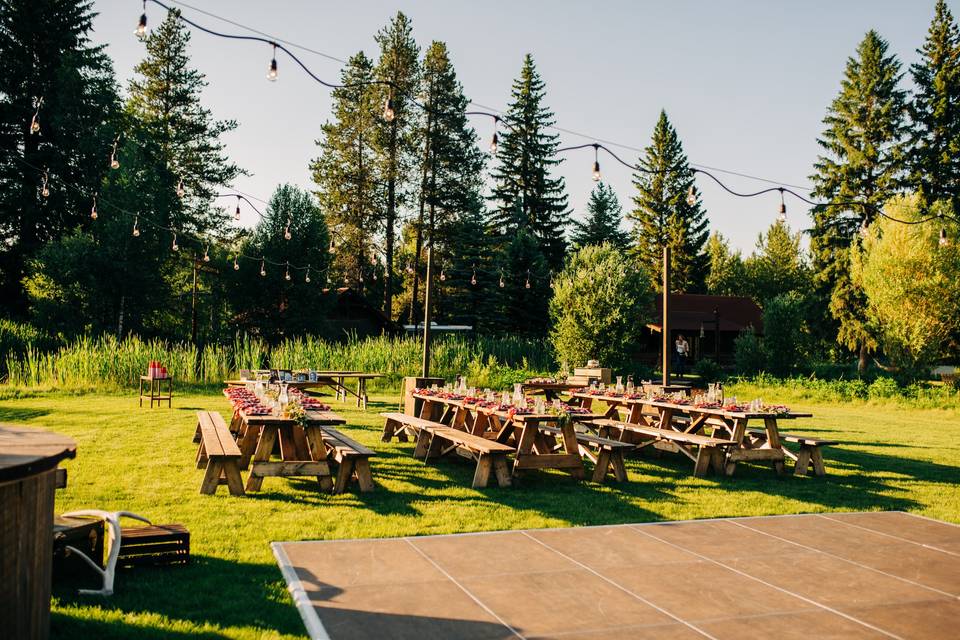 Outdoor Picnic Wedding