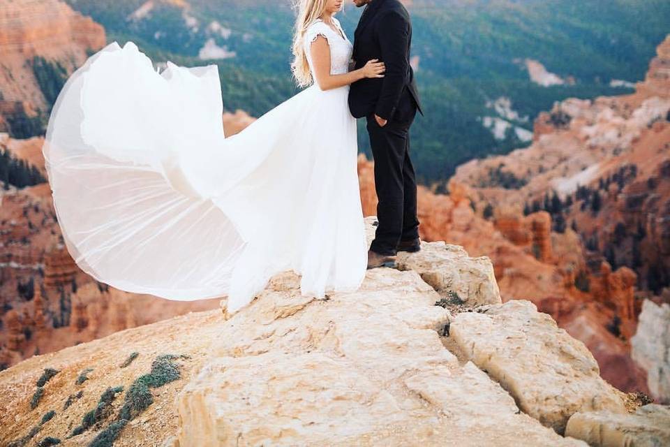 Bryce canyon wedding