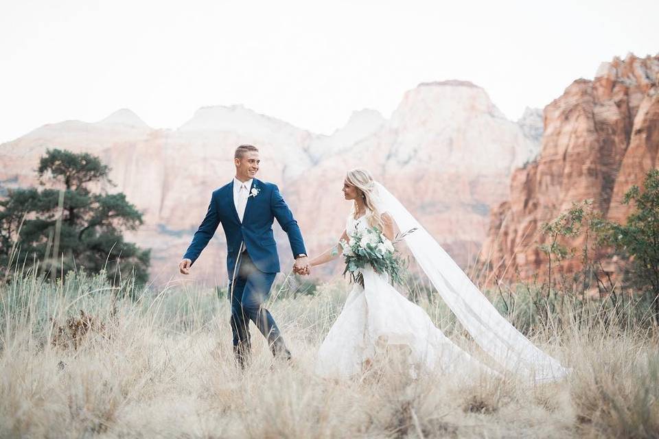 Zion ut wedding