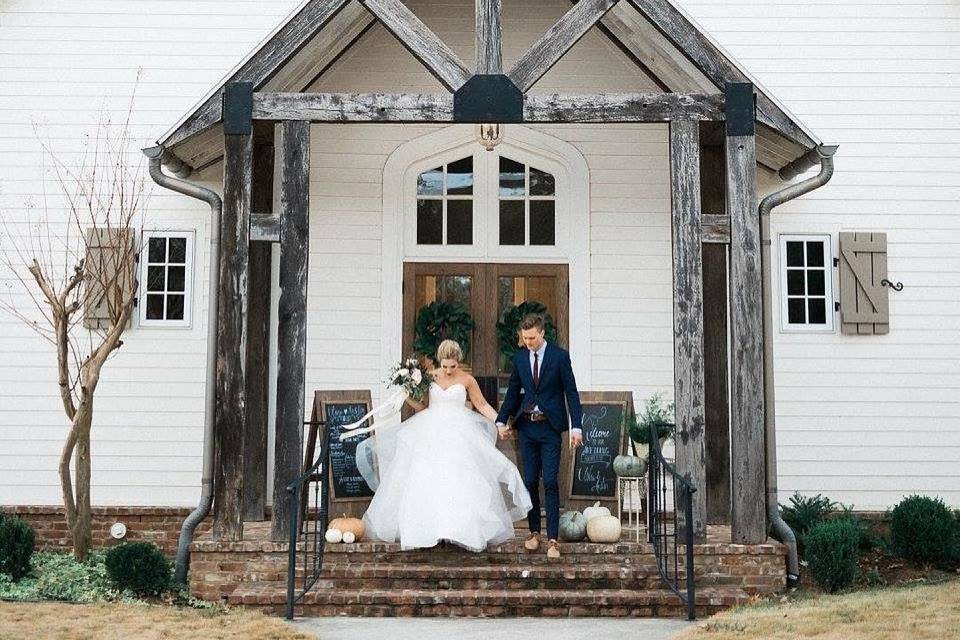 Little white church wedding