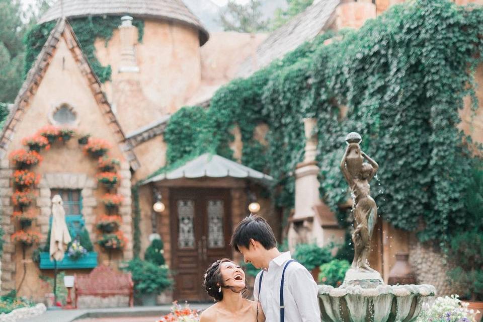 Zion overlook wedding