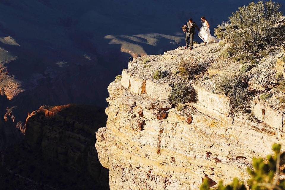 Grand canyon wedding