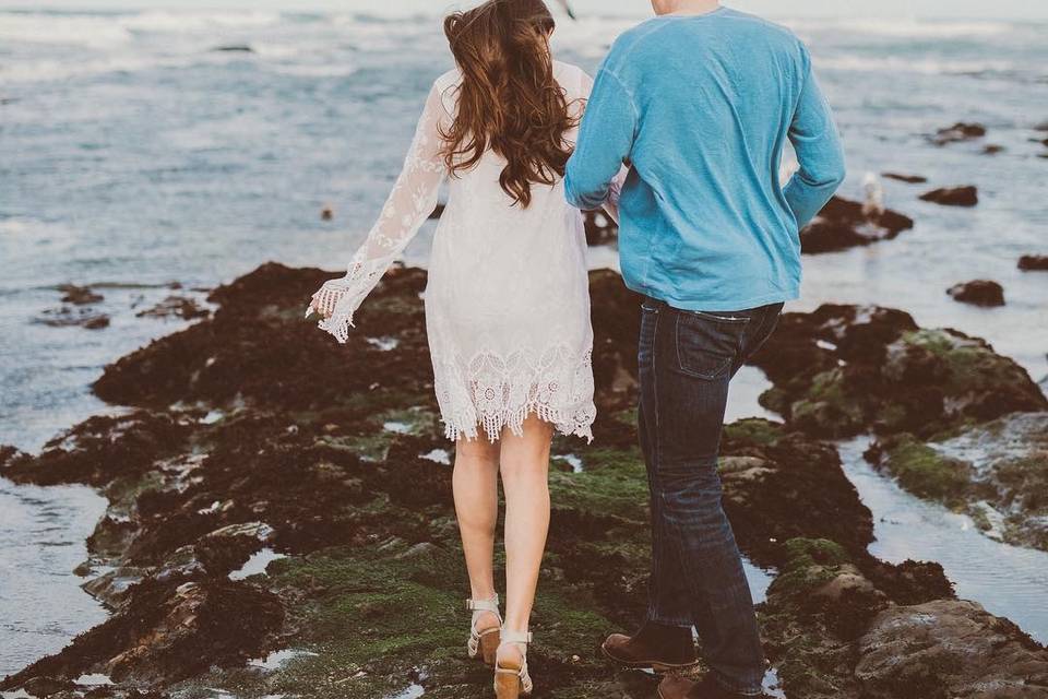 Beach engagement