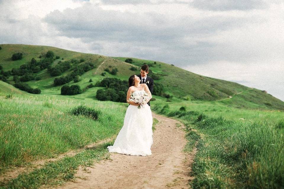 Tunnel park wedding