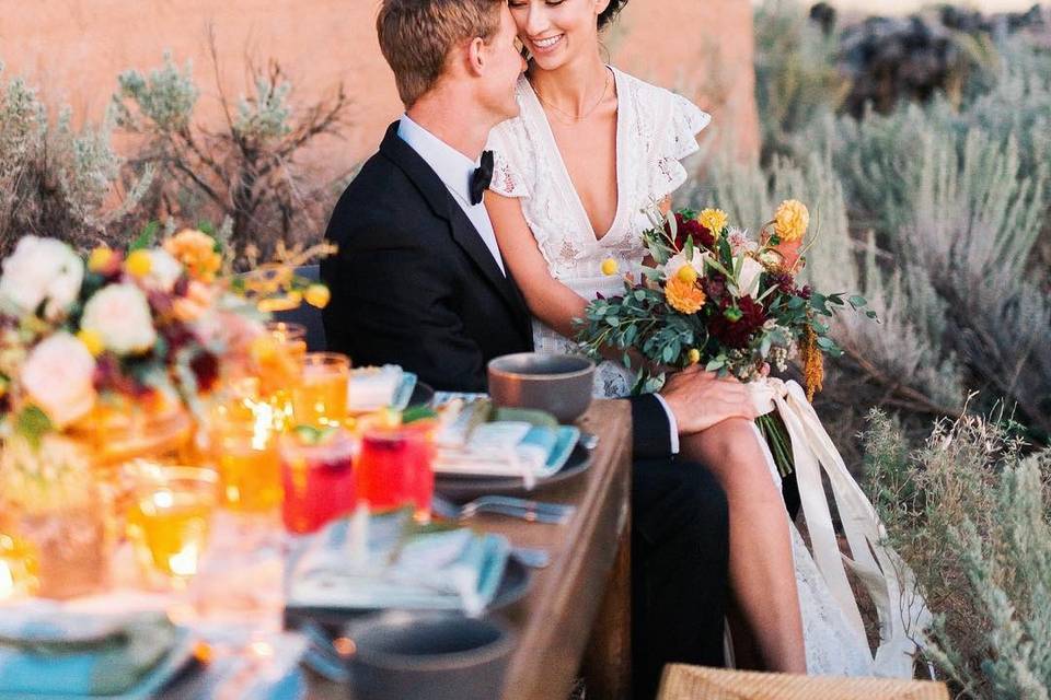 First dance with sparklers