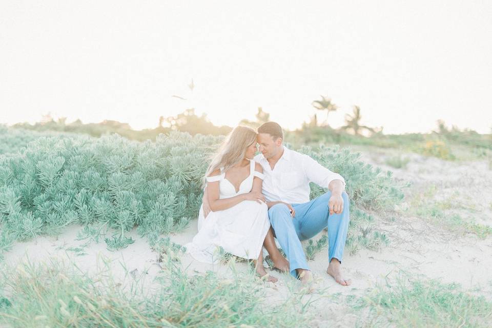 Beachside wedding