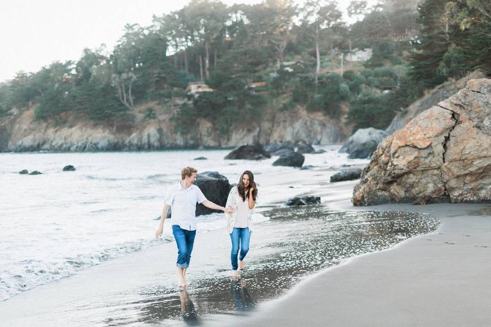 Muir beach engagement