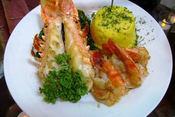 Stuffed Lobster & Shrimp