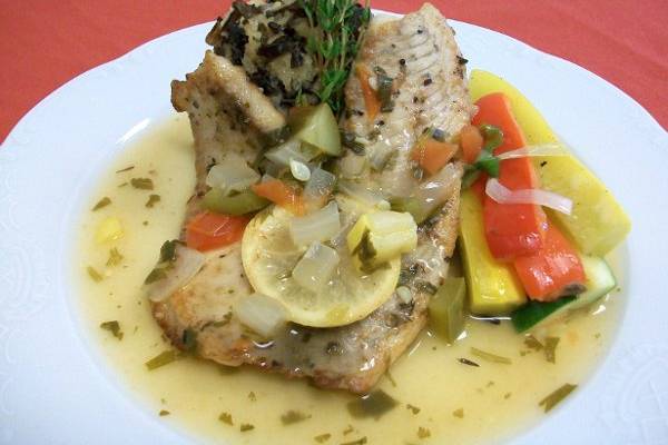 Tilapia With Tequila Lime Sauce