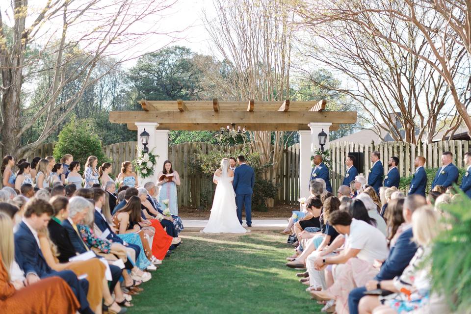 Arbor Courtyard Ceremony