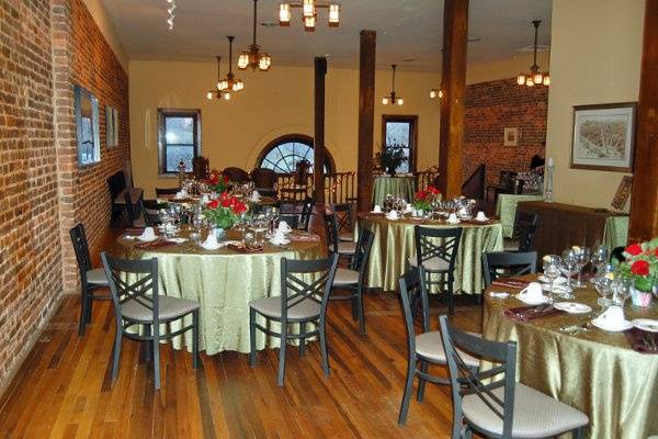 Dining area set-up