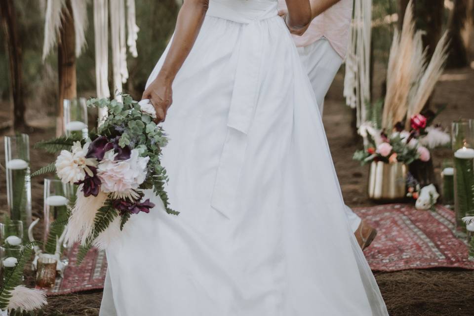 Macrame Backdrop + Archway