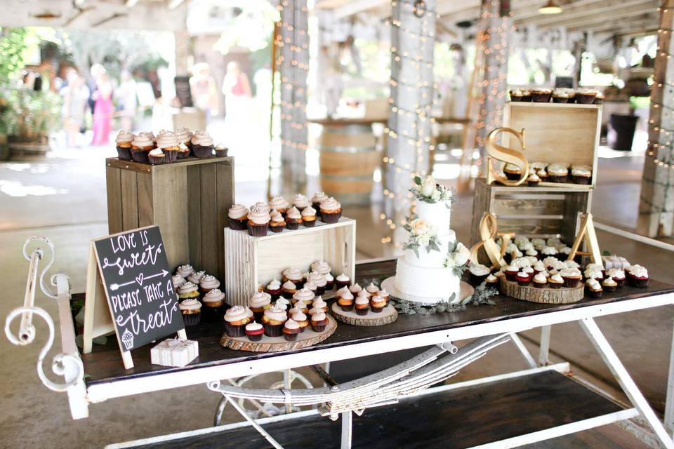 Dessert table