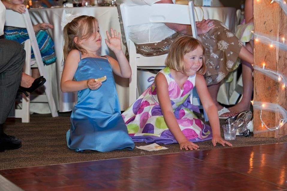 Kids at the wedding